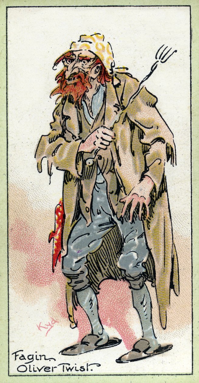 Fagin, Charles Dickensin "Oliver Twist" -sarjasta, 1923 tekijältä Joseph Clayton Clarke