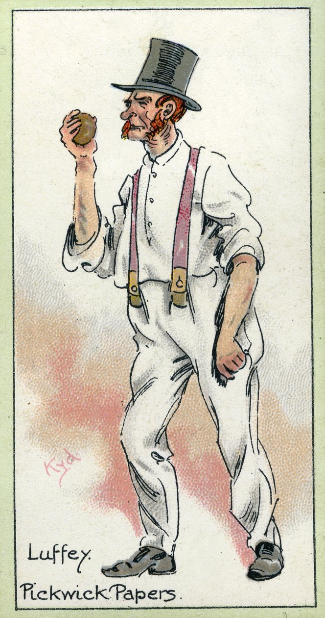 Luffey Charles Dickensin teoksesta The Pickwick Papers, 1923 tekijältä Joseph Clayton Clarke