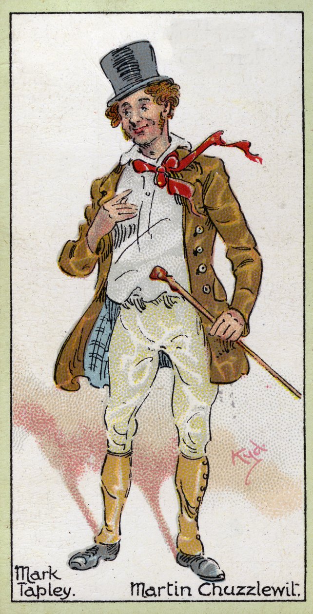 Mark Tapley, Charles Dickensin elokuvasta "Martin Chuzzlewit", 1923 tekijältä Joseph Clayton Clarke