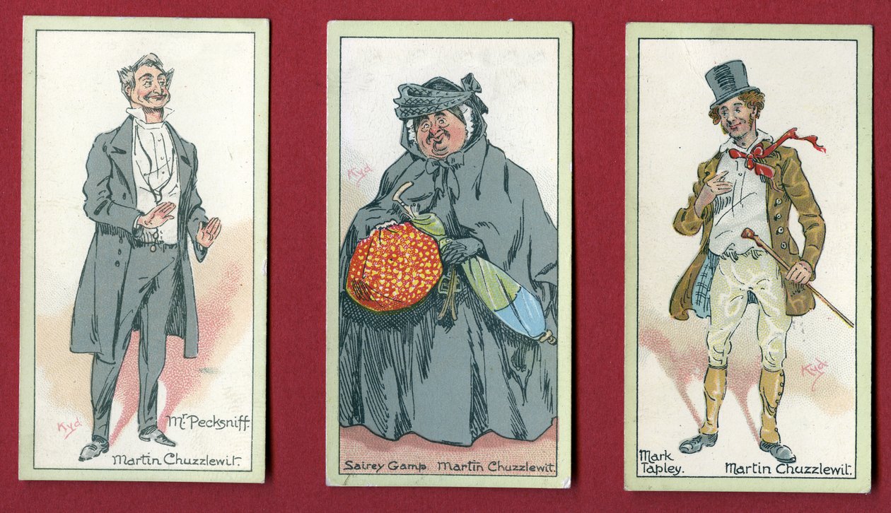 Charles Dickensin "Martin Chuzzlewit", 1923 tekijältä Joseph Clayton Clarke