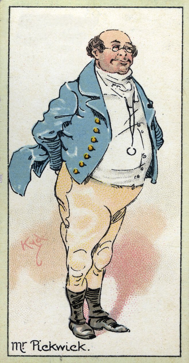 Mr Pickwick, Charles Dickensin Pickwick Papersin sankari, 1923 tekijältä Joseph Clayton Clarke