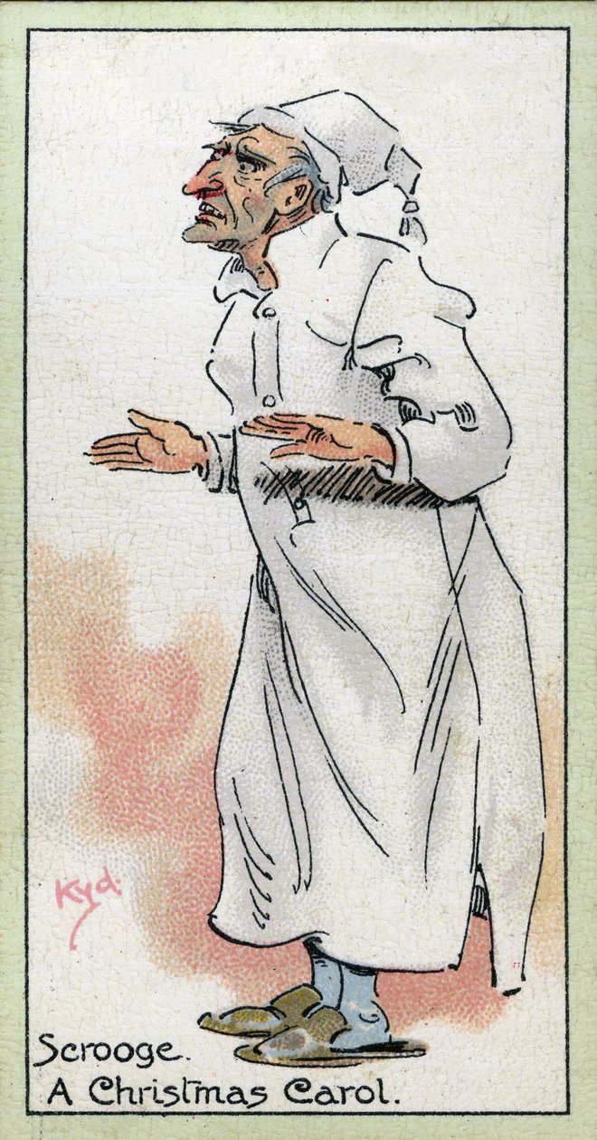 Scrooge, "Joululaulusta", 1923 tekijältä Joseph Clayton Clarke