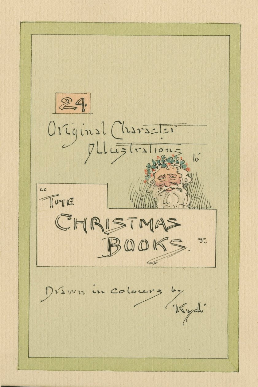 Nimilehti, n. 1920-luku (kynä ja muste wc:llä paperilla) tekijältä Joseph Clayton Clarke
