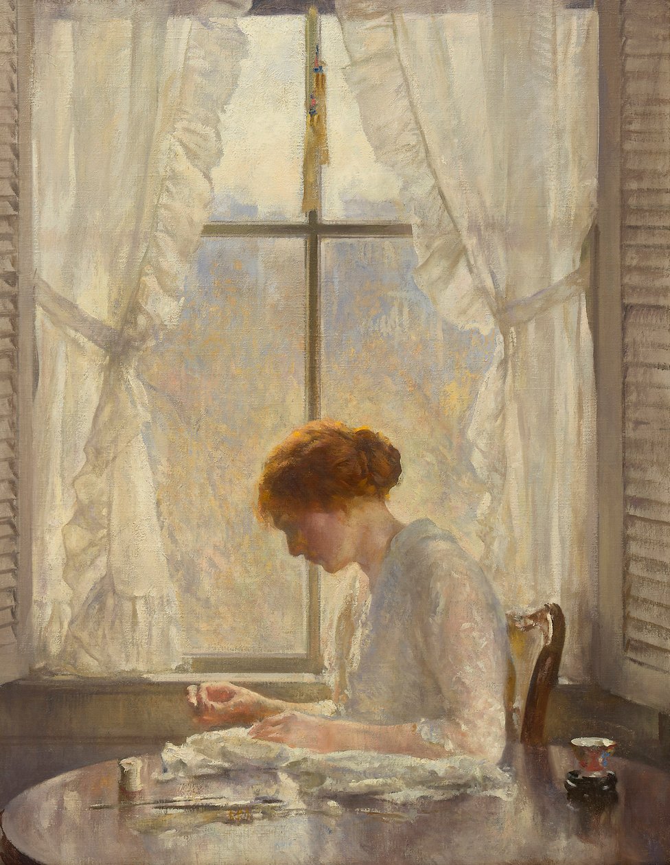 Ompelija, 1916 tekijältä Joseph DeCamp