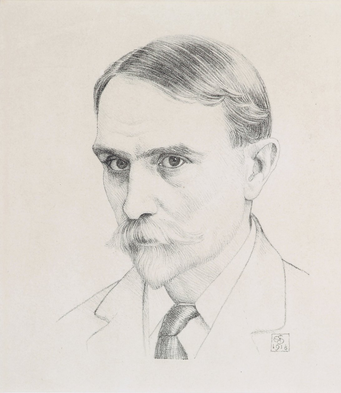 Omakuva, 1918 tekijältä Joseph Edward Southall