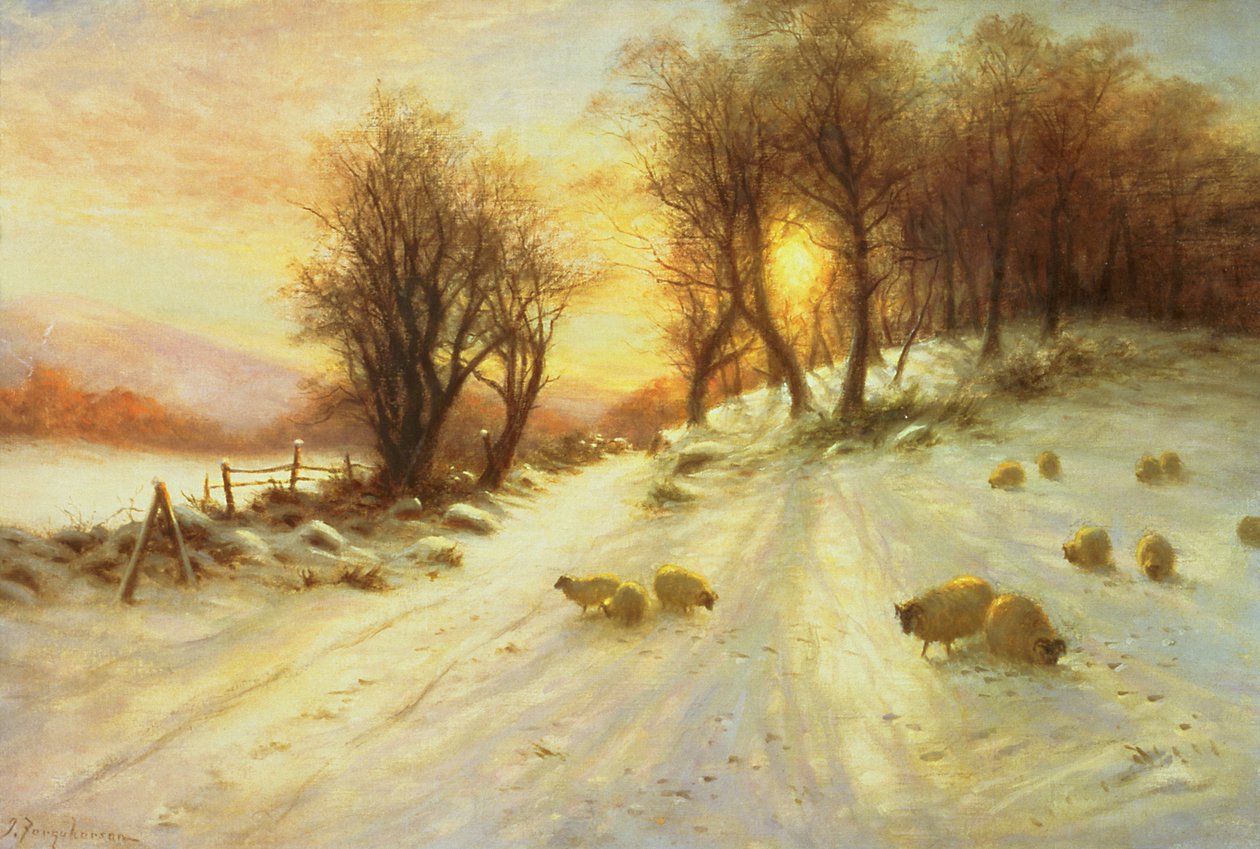 Lampaat talven lumessa tekijältä Joseph Farquharson