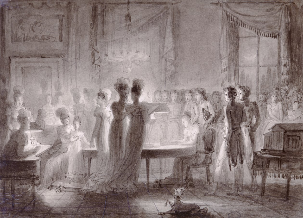Pitti-palatsin Sala Meridiana, 1813. tekijältä Joseph Franque