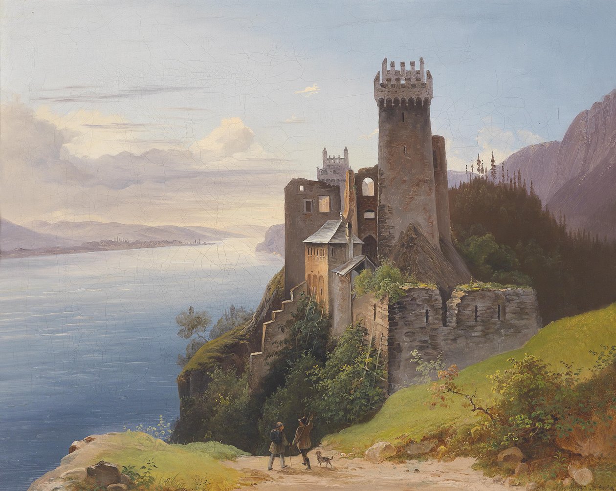 Blick auf die Ruine Weitenegg an der Donau tekijältä Joseph Holzer