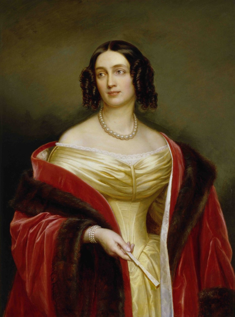 Muotokuva Elisabeth Ludovikasta Baijerista (1801-1873), Preussin kuningattaresta tekijältä Joseph Carl Stieler