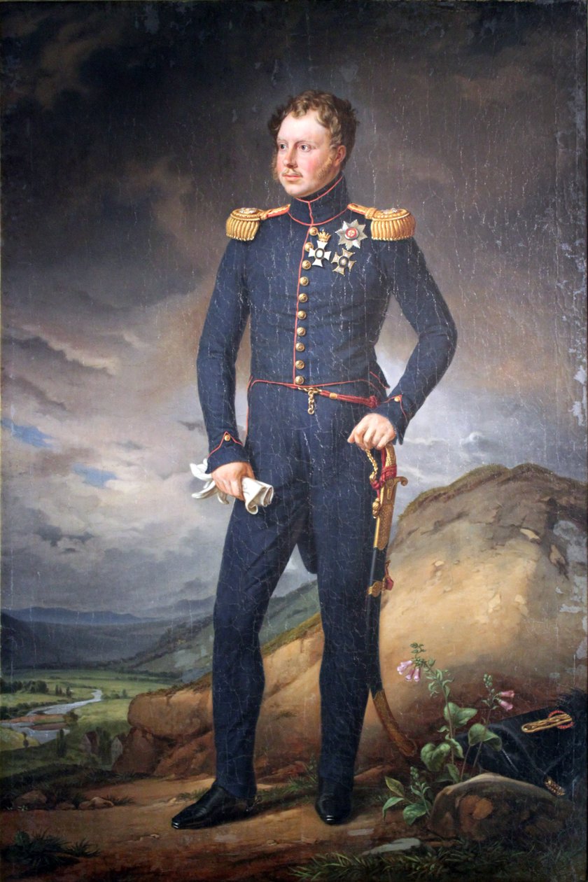 William I voittoisa kenraali tekijältä Joseph Carl Stieler