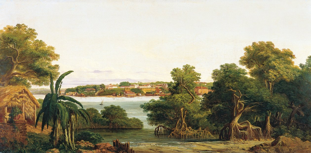 Näkymä São Luis do Maranhãolle tekijältä Joseph Léon Righini