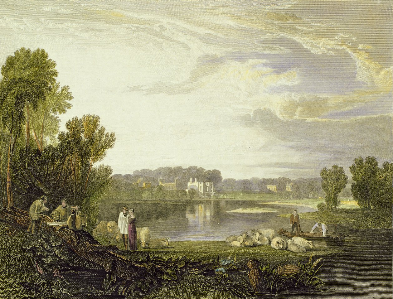 Alexander Popen huvila, Twickenham 1811 tekijältä Joseph Mallord William Turner