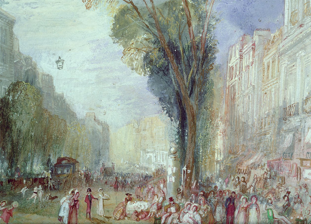 Boulevard des Italiens, Pariisi tekijältä Joseph Mallord William Turner