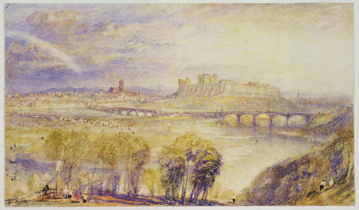 Carlisle, n.1832 (wc vohvelipaperille). tekijältä Joseph Mallord William Turner