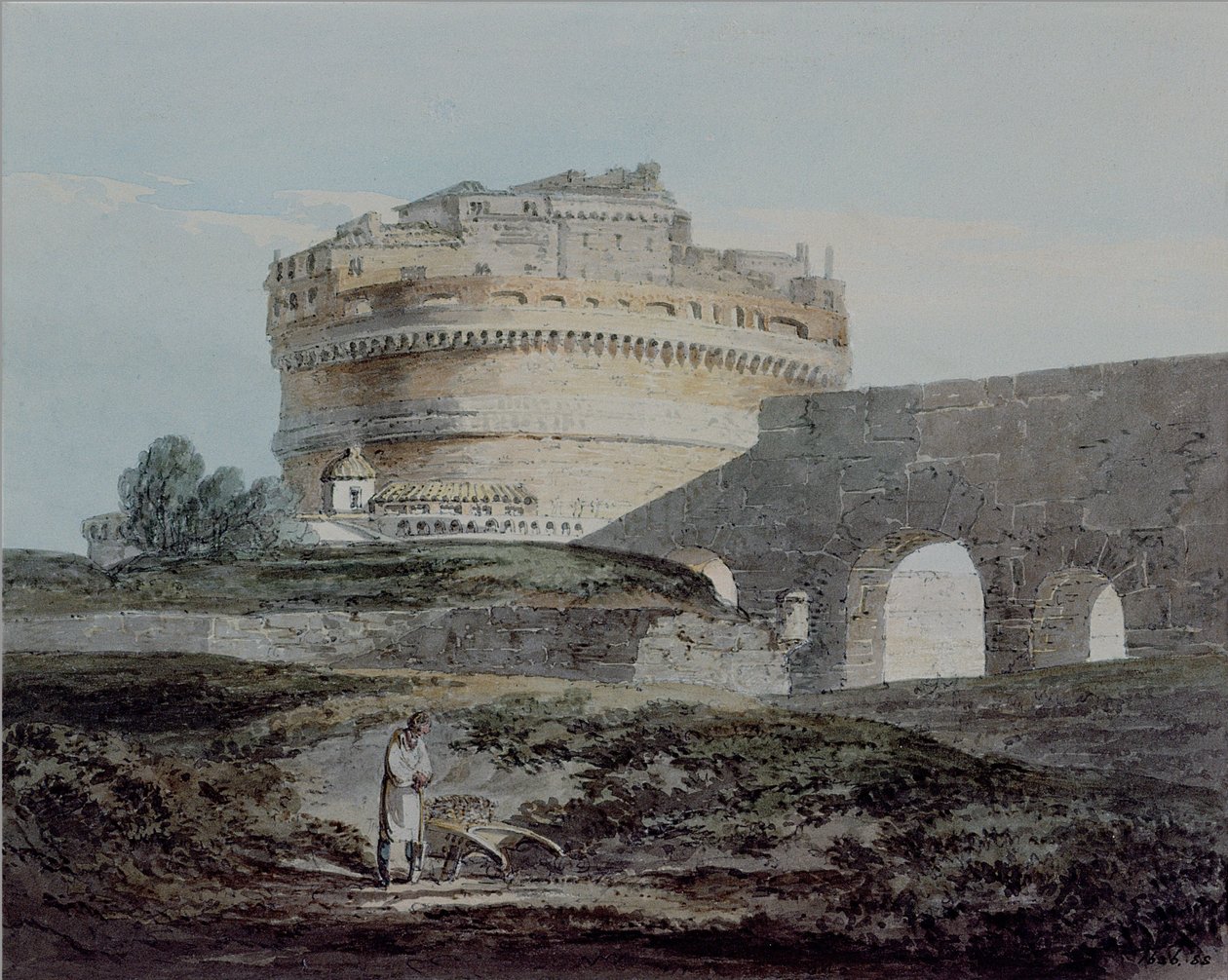 San Angelon linna, Rooma tekijältä Joseph Mallord William Turner