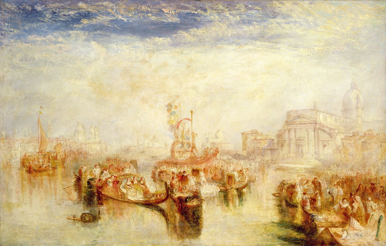 Bellinin kuvien tallettaminen Redentoreen, 1841 tekijältä Joseph Mallord William Turner