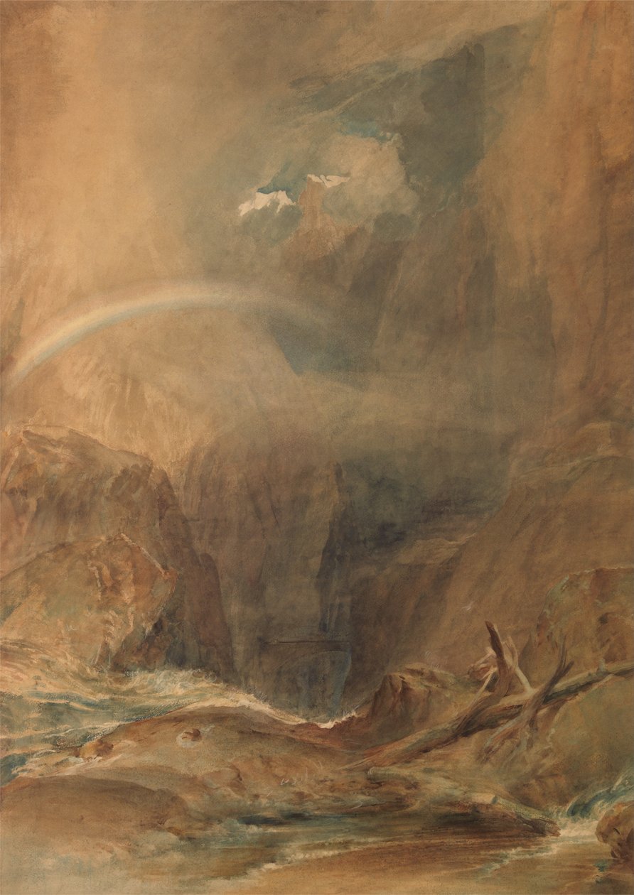 Devils Bridge, Saint Gotthardsin sola tekijältä Joseph Mallord William Turner