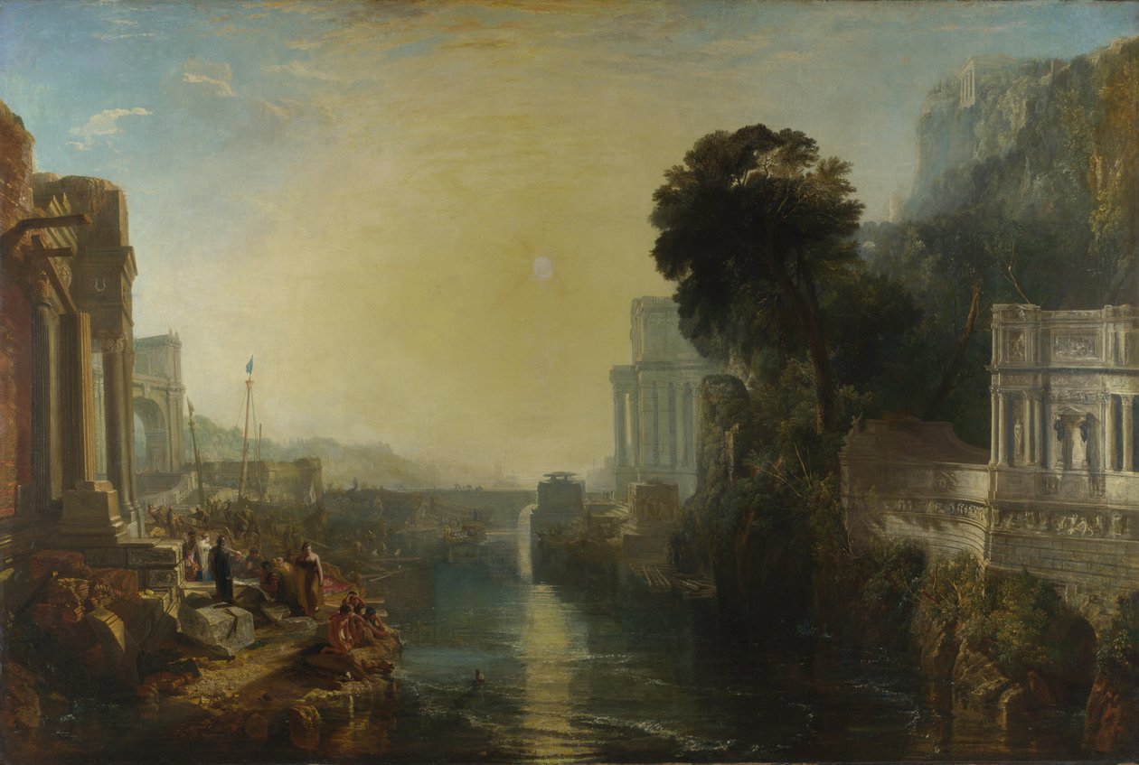 Dido rakentaa Carthagoa eli Karthagin valtakunnan nousua, 1815 tekijältä Joseph Mallord William Turner
