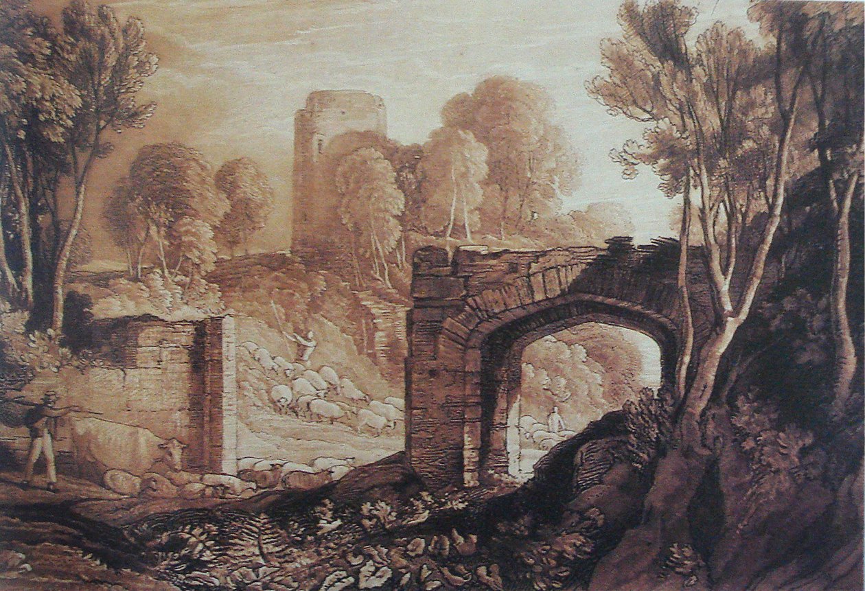 Winchelsean itäinen portti tekijältä Joseph Mallord William Turner