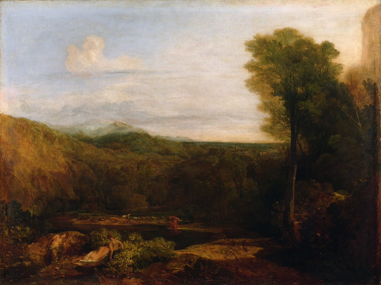 Kaiku ja Narcissus, n. 1804 tekijältä Joseph Mallord William Turner