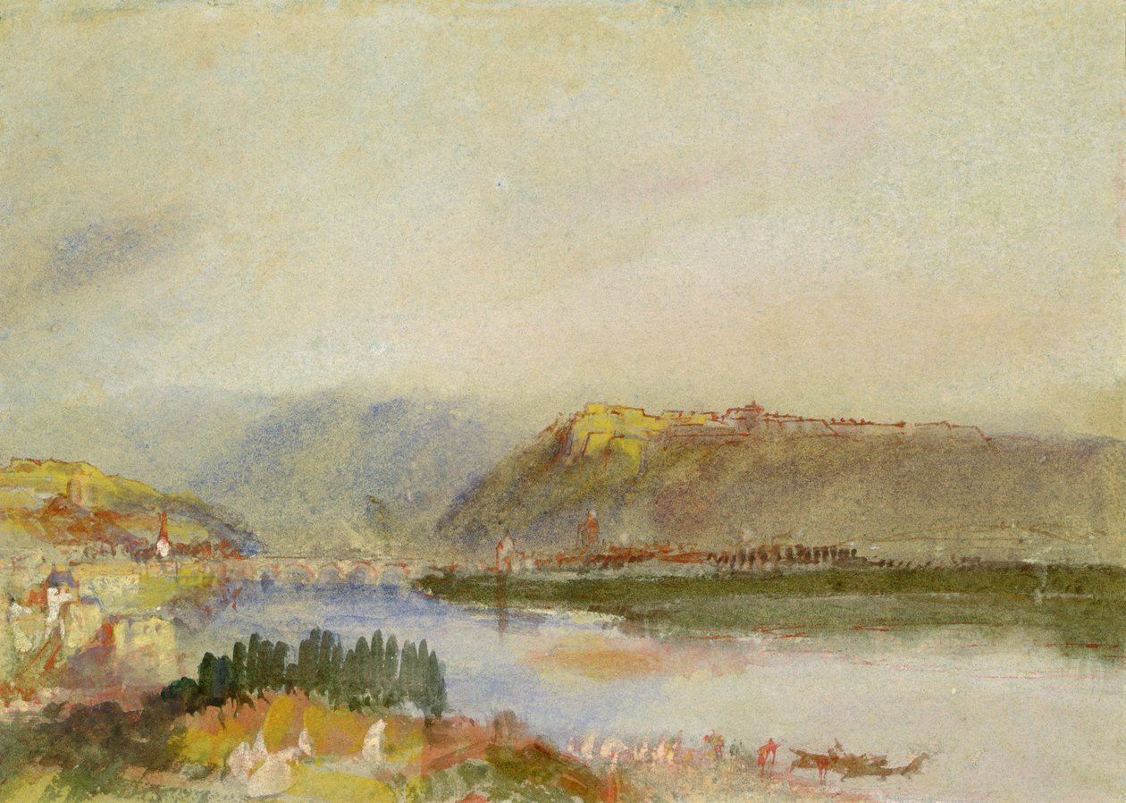 Lahja pohjoisesta, n. 1839 (guassi ja wc) tekijältä Joseph Mallord William Turner