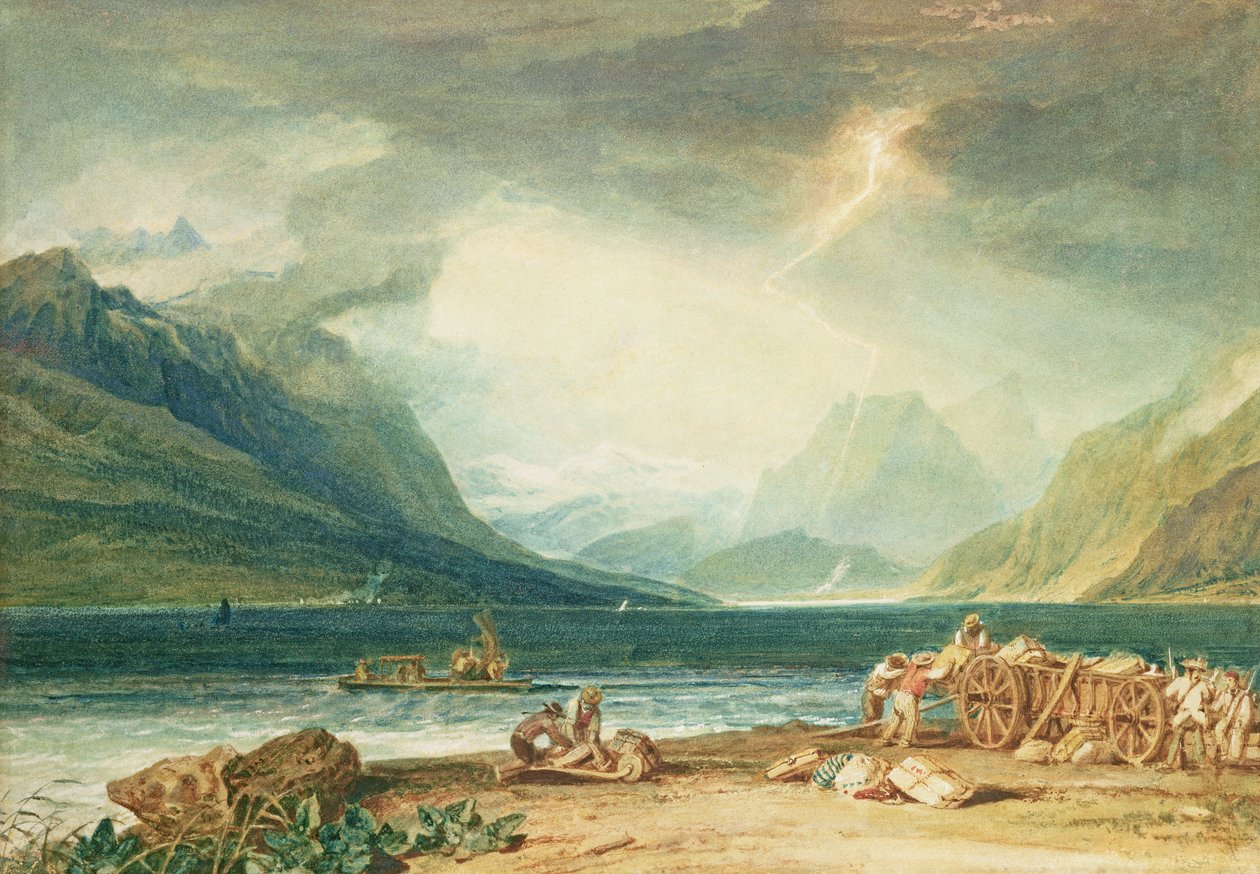 Thuninjärvi tekijältä Joseph Mallord William Turner