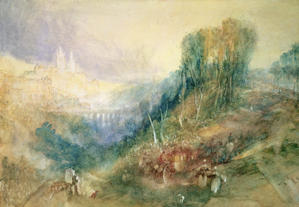 Lausanne lännestä tekijältä Joseph Mallord William Turner