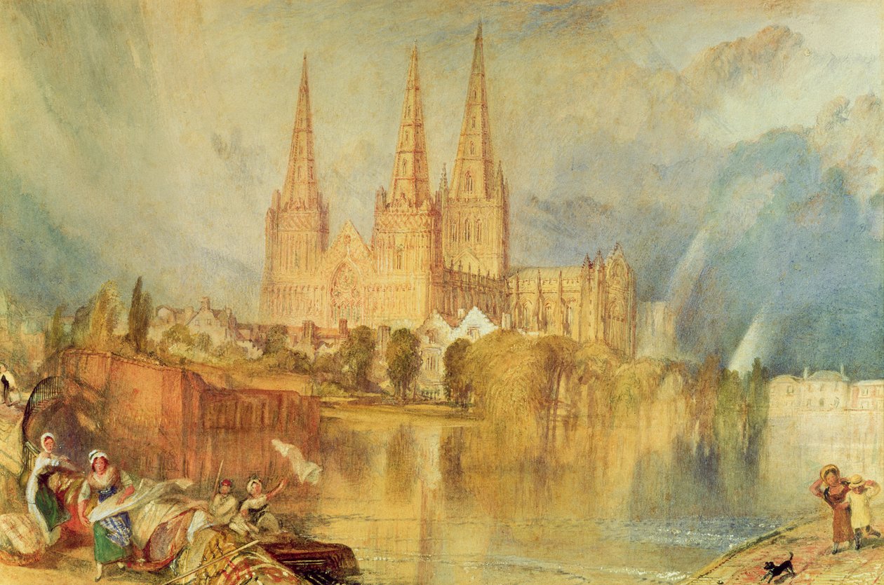 Lichfield, n. 1830-35 tekijältä Joseph Mallord William Turner
