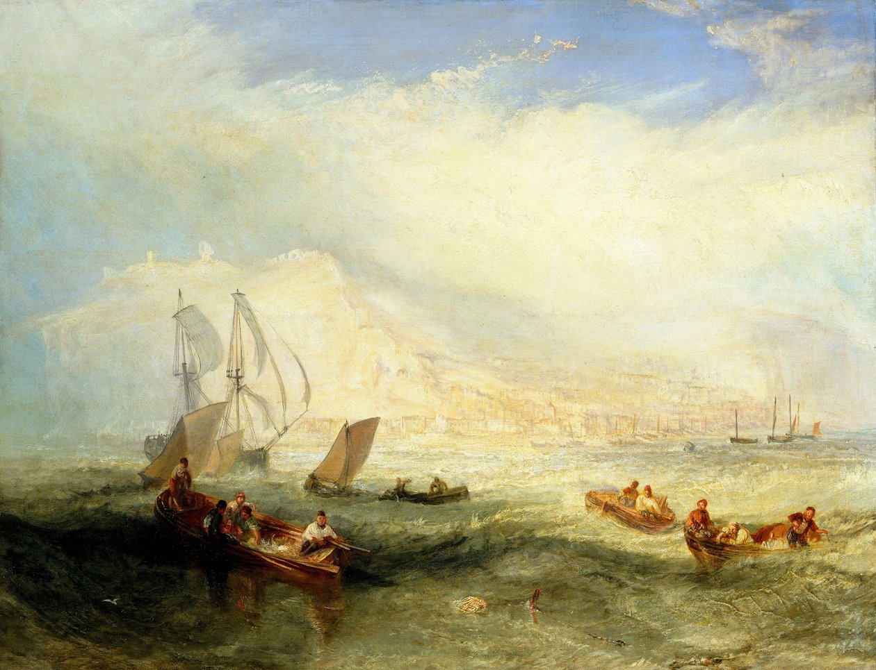 Siimakalastus, Off Hastings tekijältä Joseph Mallord William Turner