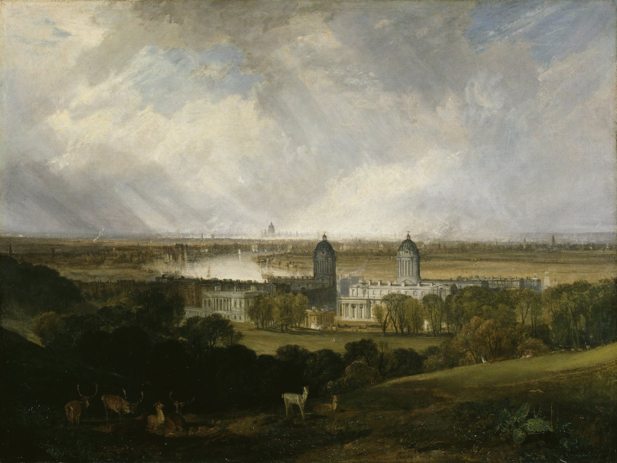 Lontoo alkaen Greenwich Park tekijältä Joseph Mallord William Turner