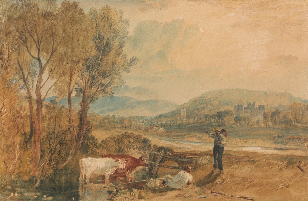 Lulworthin linna, Dorset tekijältä Joseph Mallord William Turner