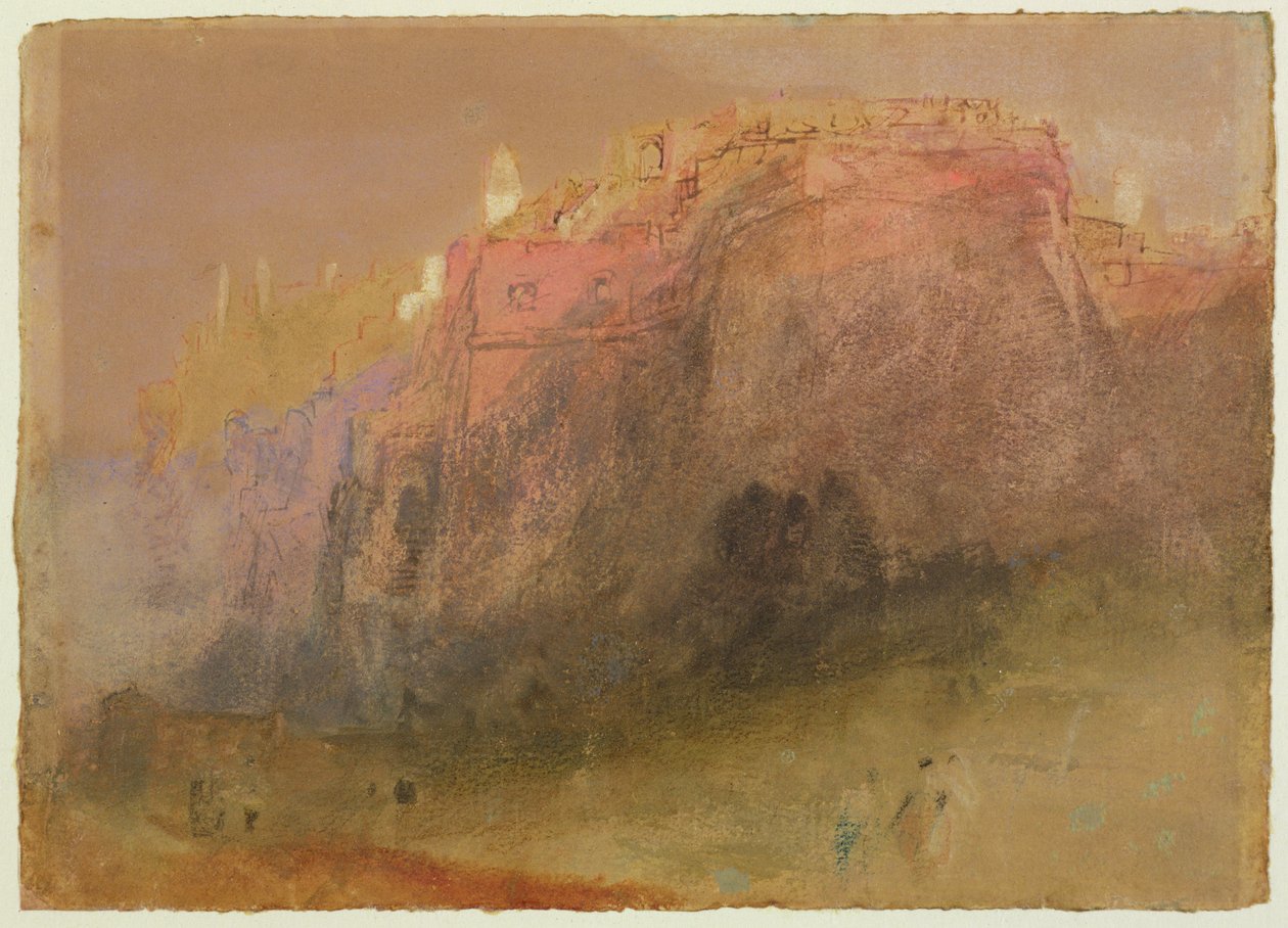 Luxemburg, n. 1825 (wc, guassi ja kynä paperilla) tekijältä Joseph Mallord William Turner
