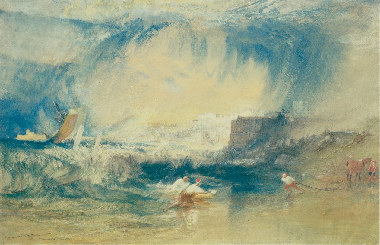 Lyme Regis, Dorsetshire, Englanti tekijältä Joseph Mallord William Turner