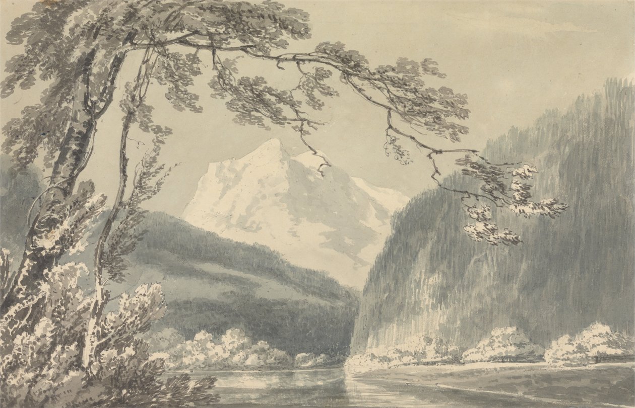 Grindelwaldin lähellä tekijältä Joseph Mallord William Turner