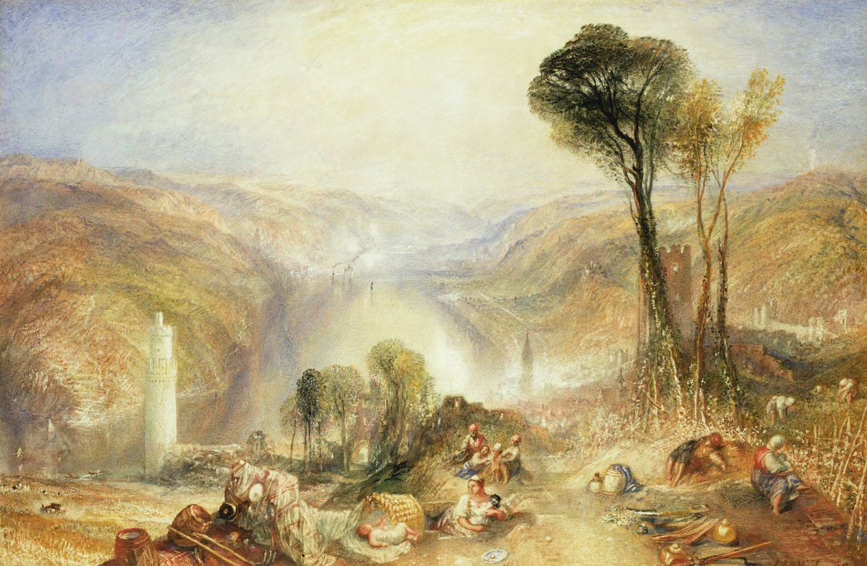 Oberwesel tekijältä Joseph Mallord William Turner