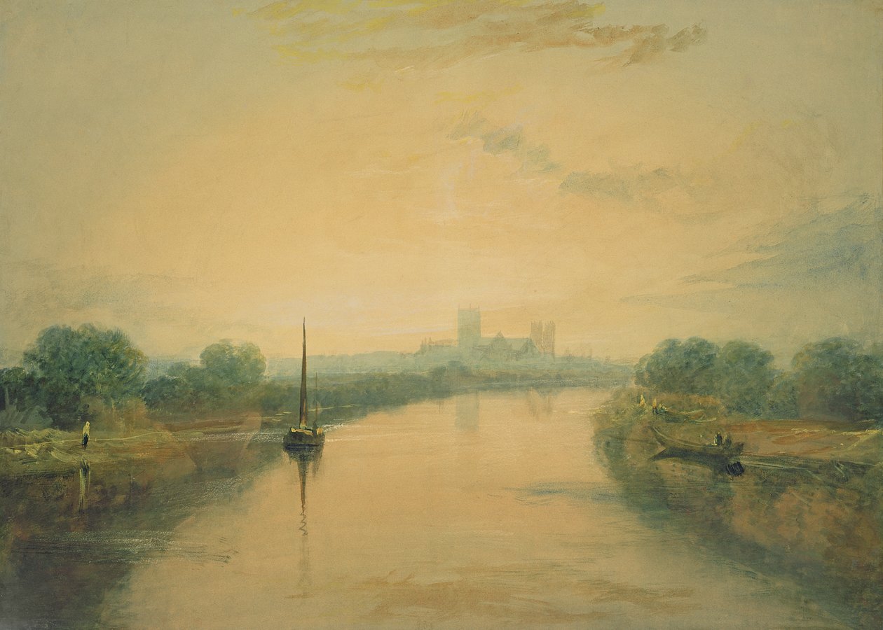 Ouse-joella tekijältä Joseph Mallord William Turner
