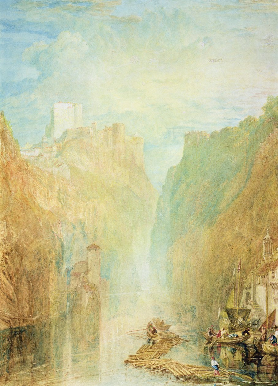 Ylä-Reinillä, noin 1820 tekijältä Joseph Mallord William Turner
