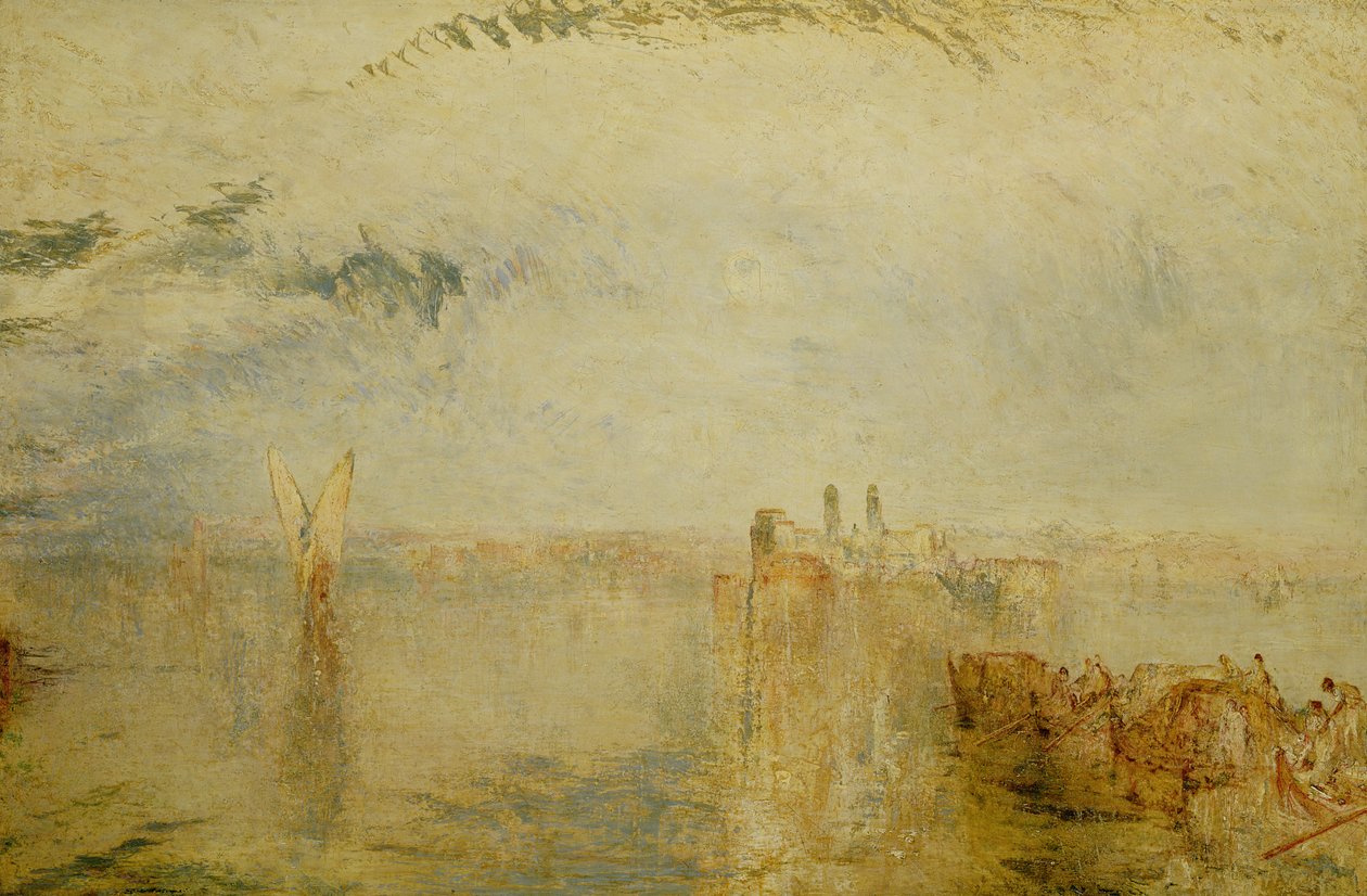 Paluu ballilta (St. Martino) n. 1846 tekijältä Joseph Mallord William Turner