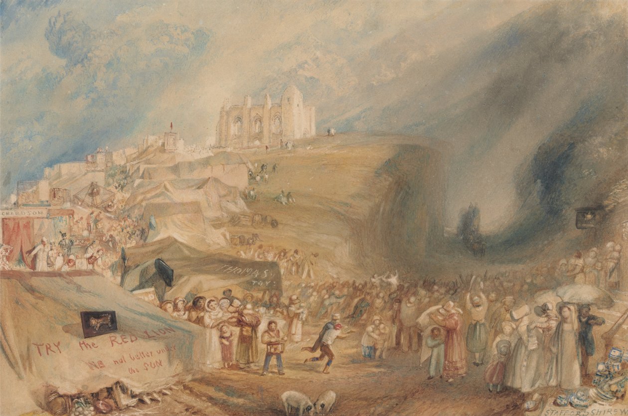 Saint Catherines Hill, Guildford, Surrey tekijältä Joseph Mallord William Turner