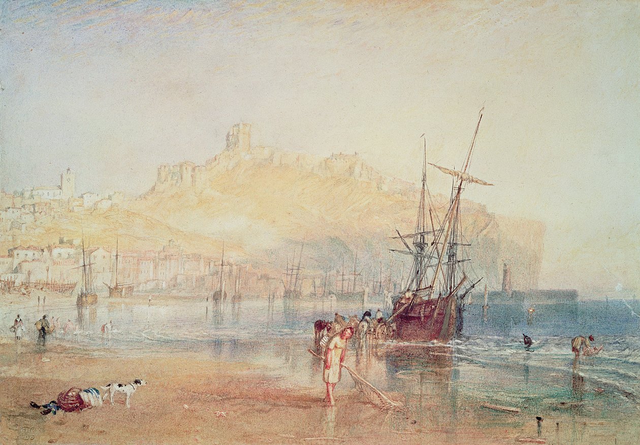 Scarborough, 1825 (akvarelli) tekijältä Joseph Mallord William Turner
