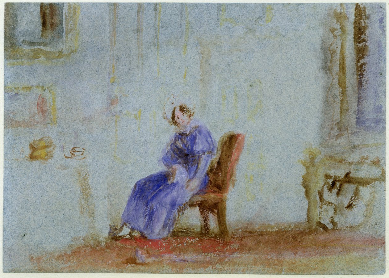 Kaatunut maito, n. 1828 tekijältä Joseph Mallord William Turner