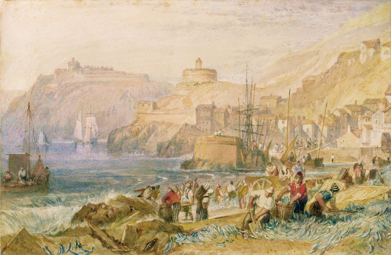 St. Mawes, Cornwall, n. 1823 tekijältä Joseph Mallord William Turner