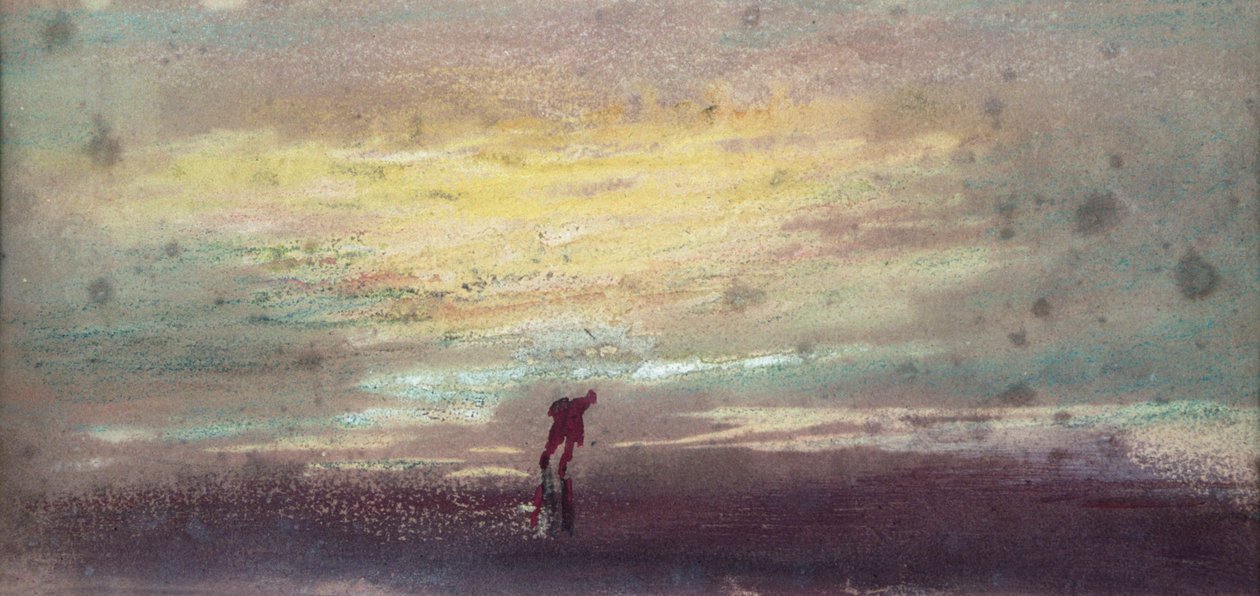 Auringonvalon tutkimus (akvarelli) tekijältä Joseph Mallord William Turner
