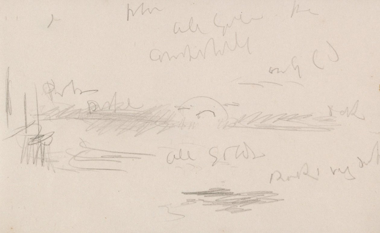 Kanavan luonnoskirja tekijältä Joseph Mallord William Turner