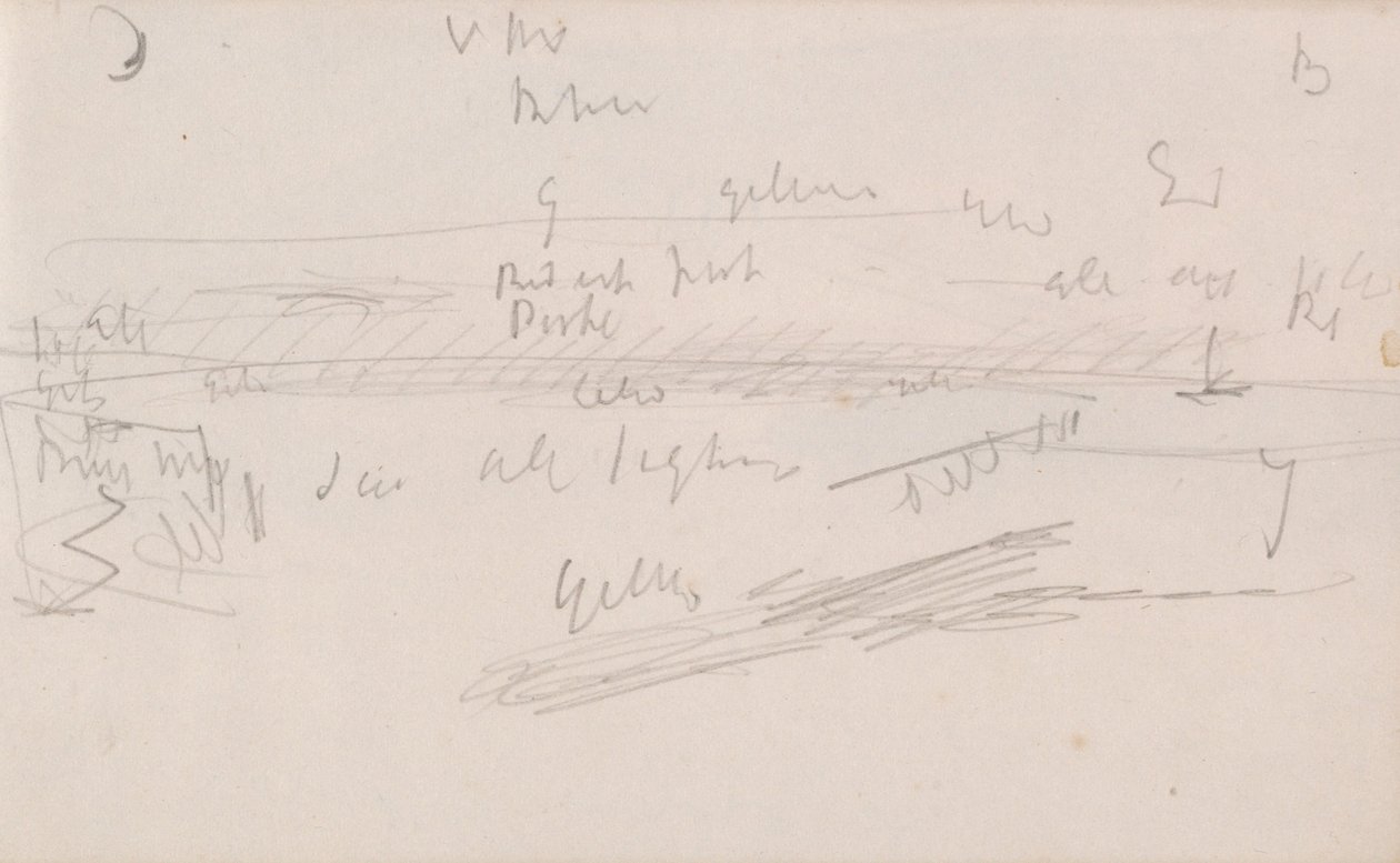 Kanavan luonnoskirja tekijältä Joseph Mallord William Turner