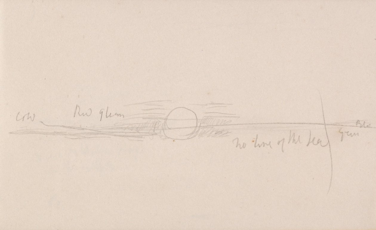 Kanavan luonnoskirja tekijältä Joseph Mallord William Turner