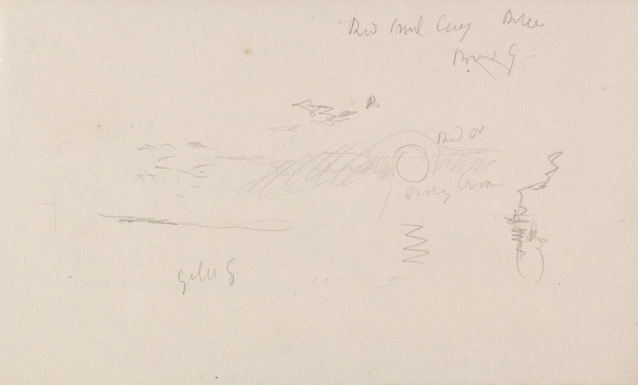 Kanavan luonnoskirja tekijältä Joseph Mallord William Turner