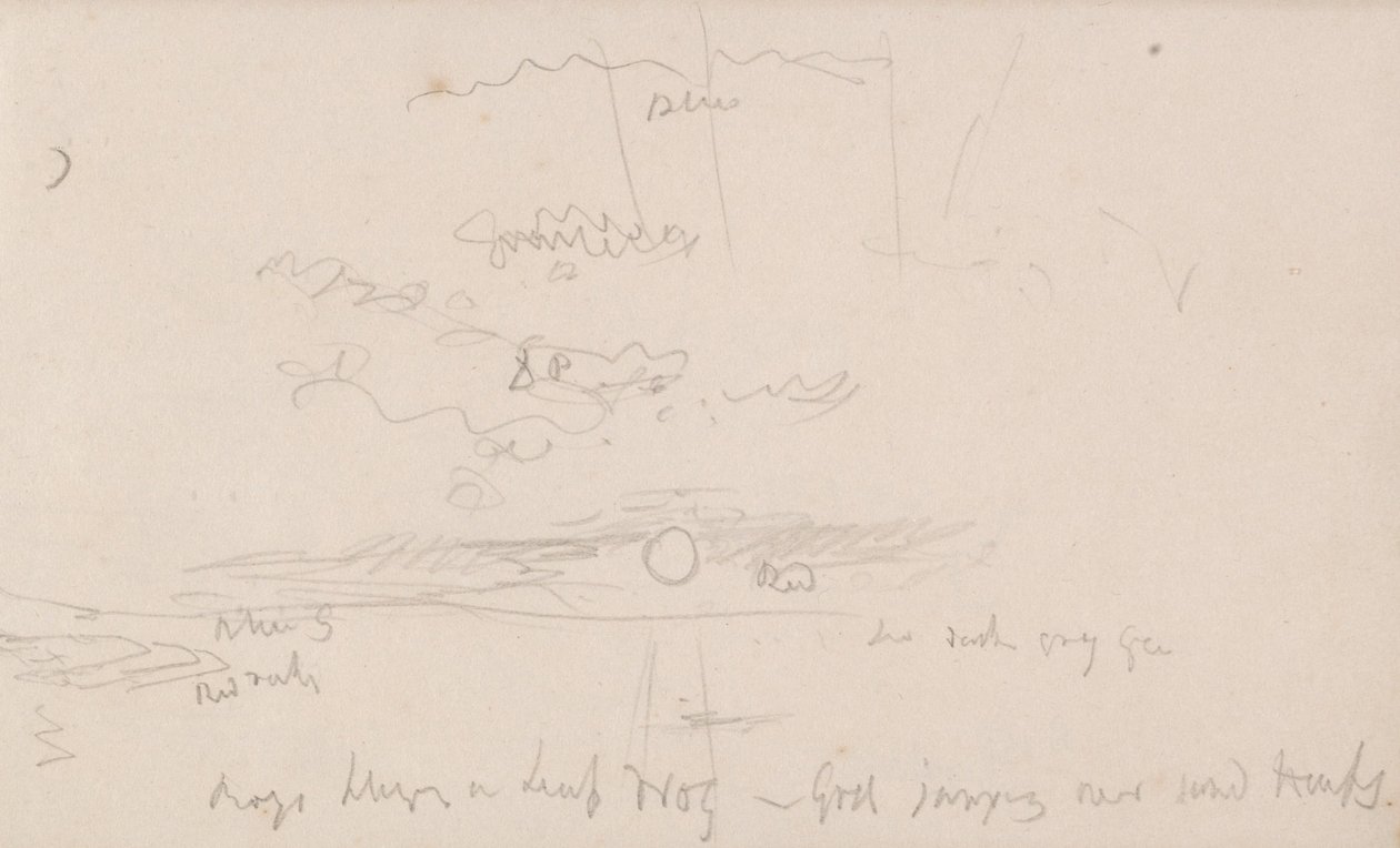 Kanavan luonnoskirja tekijältä Joseph Mallord William Turner