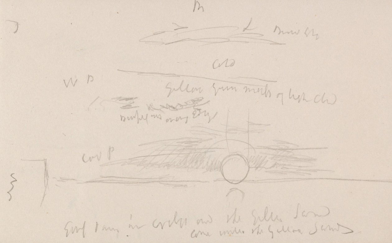 Kanavan luonnoskirja tekijältä Joseph Mallord William Turner