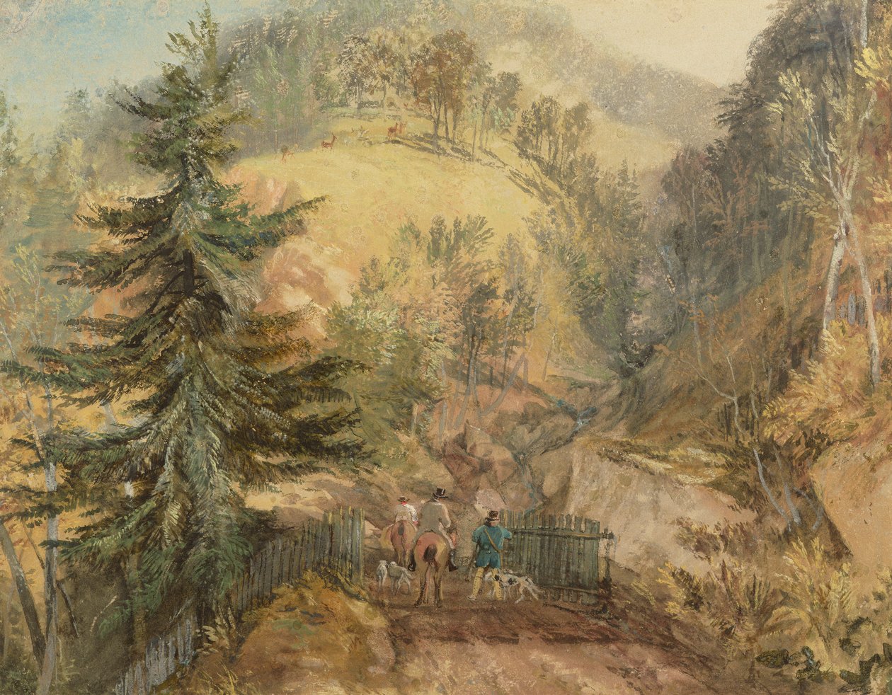 Chevin, Otley, n. 1818 tekijältä Joseph Mallord William Turner